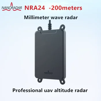 Радарный датчик высотомера Nanoradar NRA24 200m 24GHz, радарный датчик высотомера миллиметровой волны для Измерения высоты уровня с 200 м