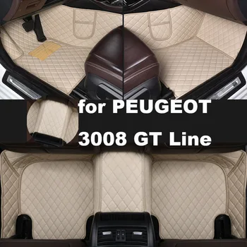 Автомобильные коврики Autohome для PEUGEOT 3008 GT Line 2018 года, обновленная версия, аксессуары для ног, ковры