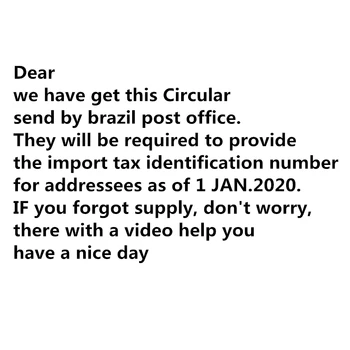 Инструкции по налоговому удостоверению для клиентов из Бразилии