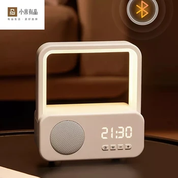 Новые Xiaomi Youpin Звуковые Часы Высокой Четкости AUX Bluetooth Динамик с Подсветкой Будильник Прикроватный Ночник Беспроводной Динамик