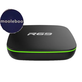Новый Mooleboo R69 Allwinner H3 Android 7, 4G и 5G Бесплатные каналы Интернета, Мультимедийный плеер 4K 1G + 8G Smart Se Top TV Box