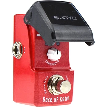 JOYO JF-324 Гитарная Мини-Педаль эффектов Gate of Kahn Гитарные педали Noise Gate Электрический Бас с Защитой ручки Уменьшают дополнительный шум