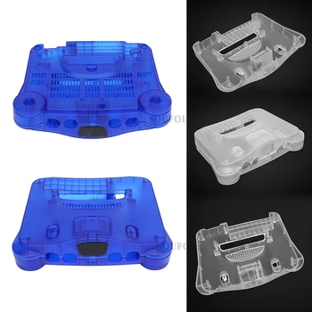 2022 Новая Сменная Пластиковая оболочка Полупрозрачный чехол для N64 Nintendo 64 Сменный чехол Прозрачные коробки Аксессуары