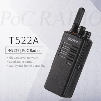 Camoro 4G LTE Zello Сетевое Радио Ptt Портативная рация GPS WIFI Blueto0th Poc Радио Android Портативная рация Inrico T522A