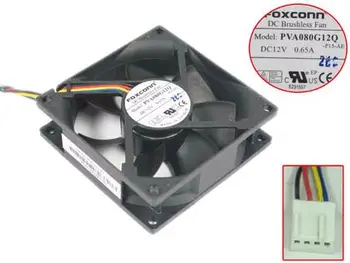 Foxconn PVA080G12Q P15 DC 12V 0.65A 80x80x25 мм, 4-проводной Серверный вентилятор охлаждения