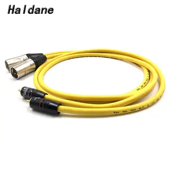 Аудиокабель Haldane PairTypeSNAKE-1 с соединением RCA-XLR с разъемом RCA-XLR Соединительный кабель с VDH Van Den Hul 102 MK III