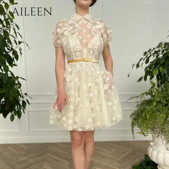 Женское тюлевое платье Aileen, элегантные роскошные вечерние платья в форме сердца для женщин, свадебные вечерние шифоновые коктейльные платья
