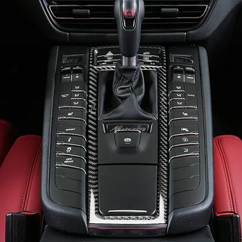 Декоративная рамка панели передач, наклейки на центральную консоль Для Porsche Macan 2014-2021, Аксессуары для интерьера автомобиля
