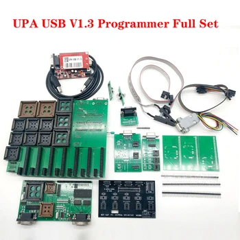 Новейший V1.3 UPA USB программатор Полный набор Адаптеров Диагностический инструмент UPA-USB ECU программатор Инструменты для настройки микросхем UPA-USB Бесплатная доставка