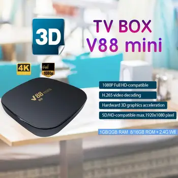 Smart TV-Box 1 Комплект Функциональный штекер высокой четкости EU Plug 2 ГБ 6 ГБ/4 ГБ 32 ГБ Smart TV-Box Офисное устройство