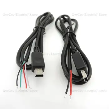 2pin 4pin Mini USB Соединительный кабель 5-Контактный Т-портовый Штекерный разъем Сварочный провод для DIY Адаптера DIY Зарядная линия передачи данных