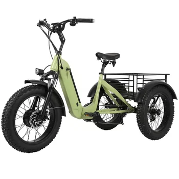 Joyebikes Оптовик Для Взрослых 750 Вт/500 Вт 3-Колесный Грузовой Автомобиль Электрический Трехколесный Велосипед Fat Tire Электрический Трехколесный Велосипед