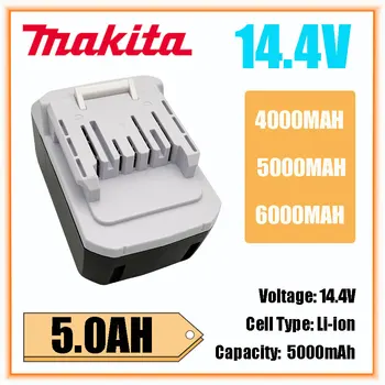 Makita 14,4 V 5.0AH Литий-ионная Аккумуляторная батарея Для Makita Mak BL1415G BL1413G BL1460G DC18WA UH480D UH520D UM165D UR140D DMR106